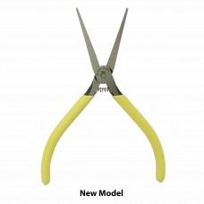 Black Hand Flat Long Nose Pliers 6'' - No Teeth